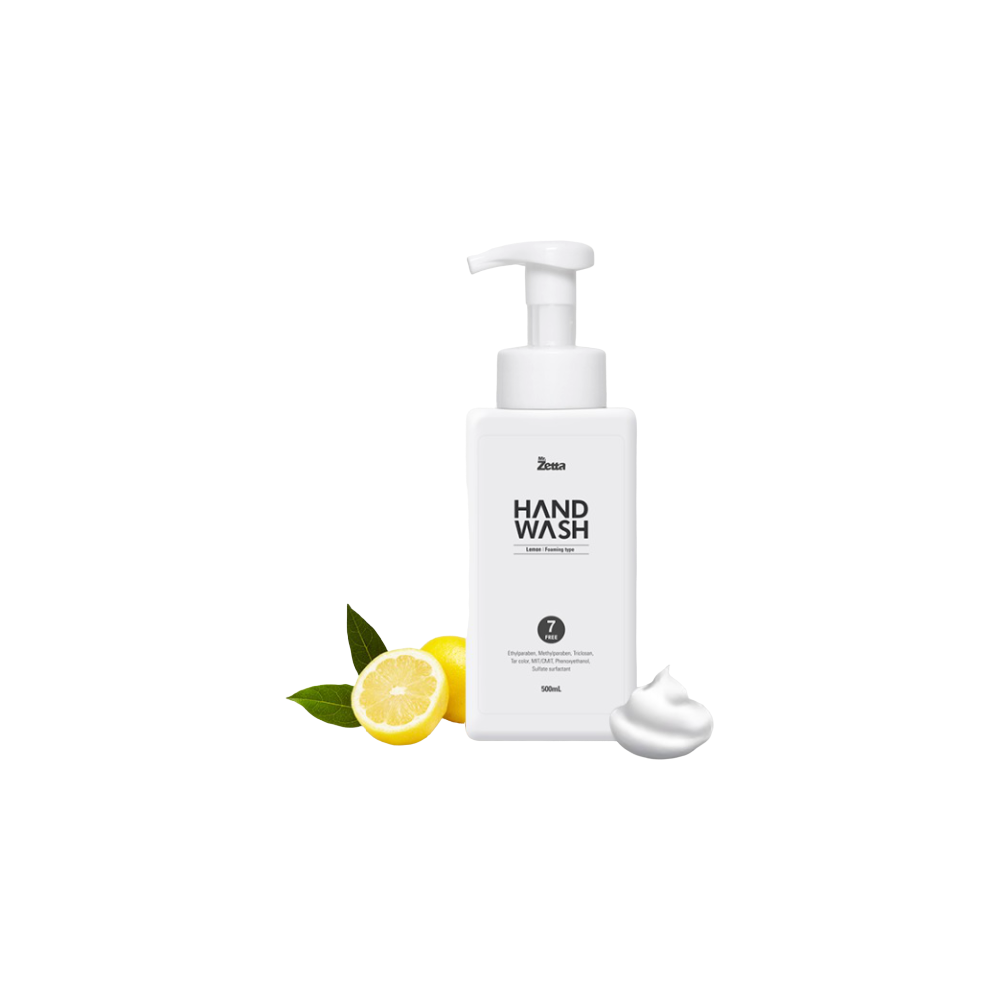 Zetta Foaming Soon Handwash 500ml (Greengrape/Grapefruit/Lemon/Aqua /Baby Powder/Forest)