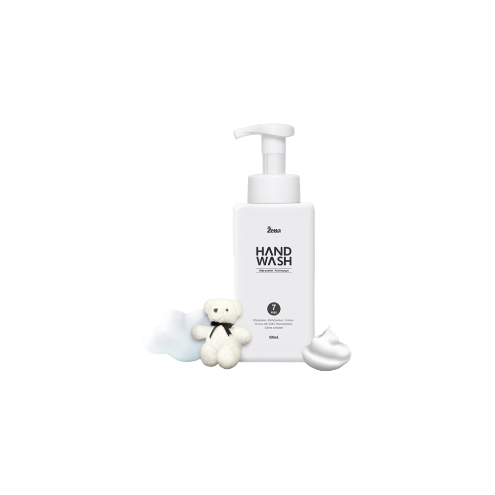 Zetta Foaming Soon Handwash 500ml (Greengrape/Grapefruit/Lemon/Aqua /Baby Powder/Forest)